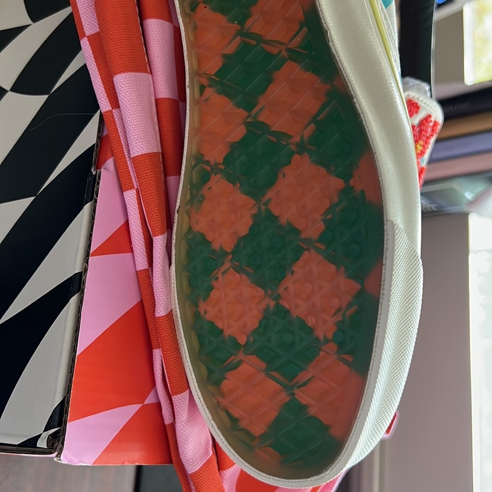 Shoes-Gucci X Vans SOLD OUT Blue Beaded Slip-on. NIB UNISEX Women’s 7.5 /Men’s 6 - Picture 17 of 17